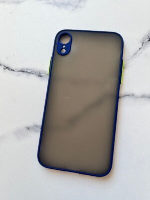 Carcasa iPhone XR – Bordes Azules