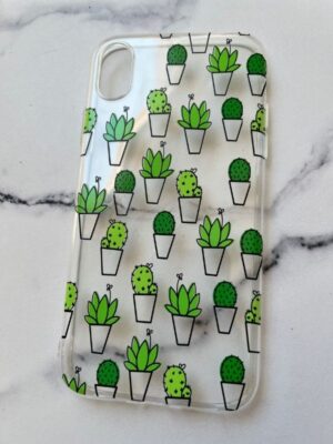 Carcasa iPhone XR – Transparente Cactus